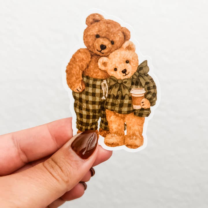 Autocollant mat aquarelle 3 pouces résistant à l'eau et aux UV pour la vente par Colorful Emotions, LLC