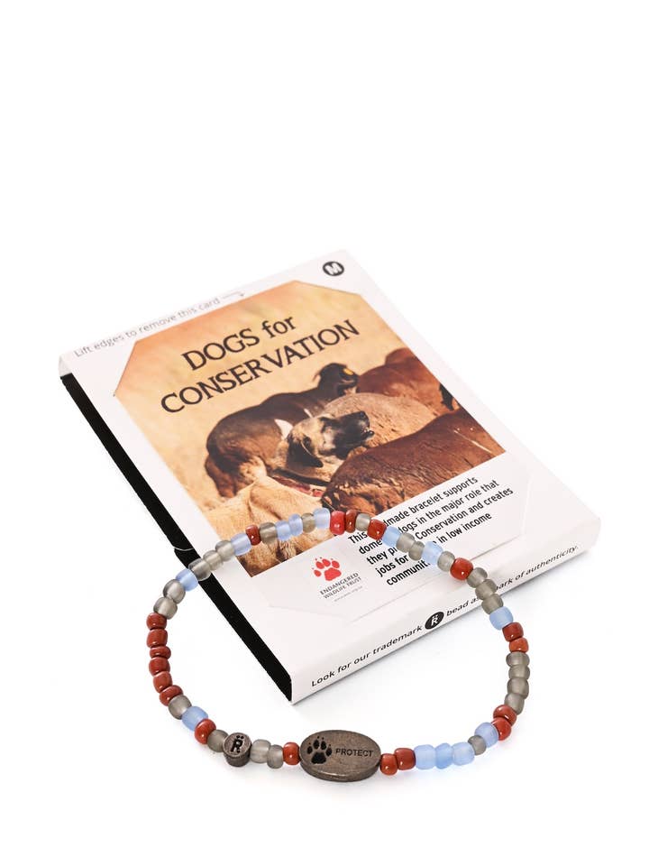 Dogs for Conservation South African Relate Cause Bracelet for wholesale by Swahili | AFRICAN MODERN