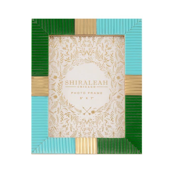 CORNICE PER FOTO A COLORI BLOCCATI VIVA 5" X 7", VERDE per la vendita all'ingrosso da parte di Shiraleah