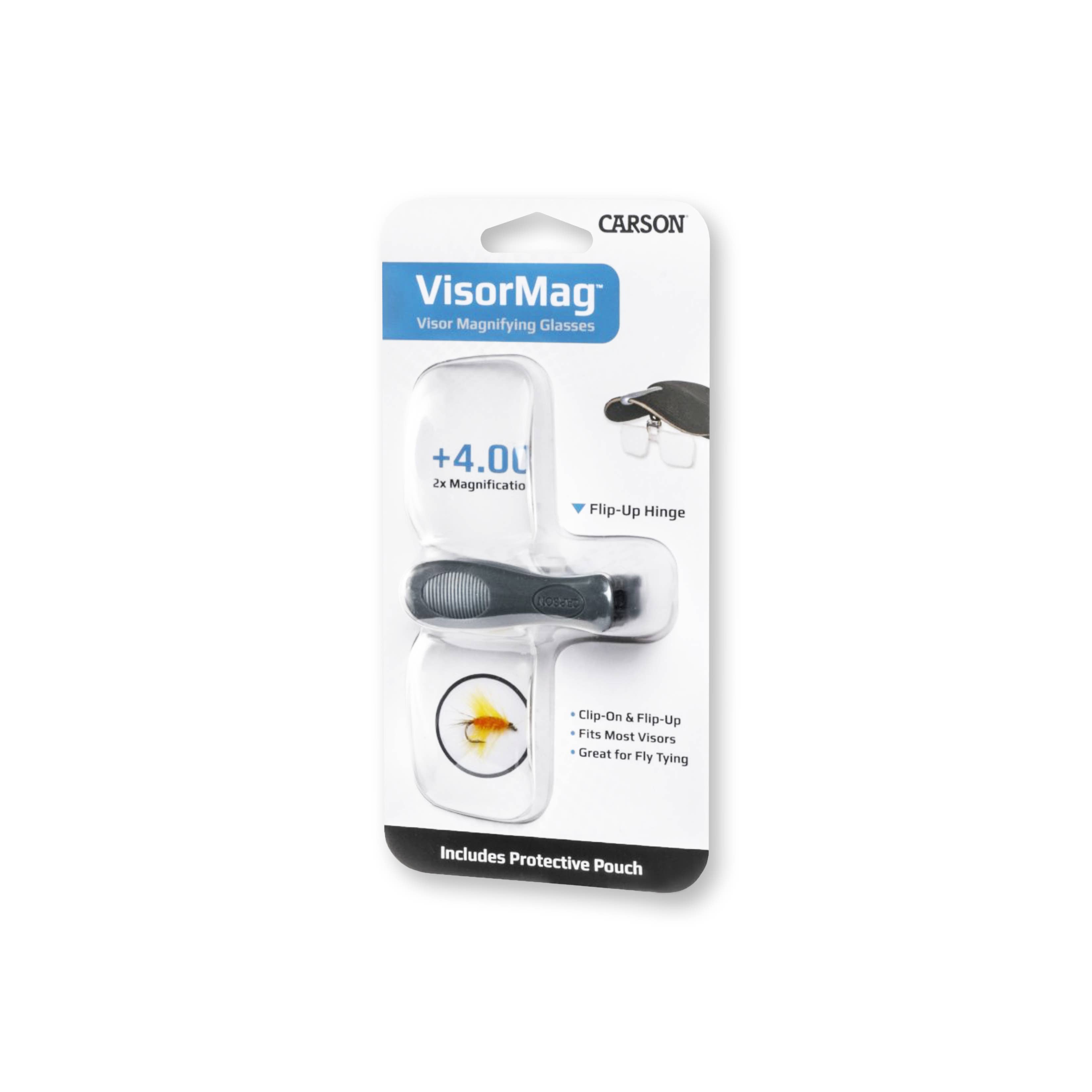 Carson EU - Wholesale Magnifying Glass - VisorMag 2x Clip-On Flip-Up Magnifier for Hats1