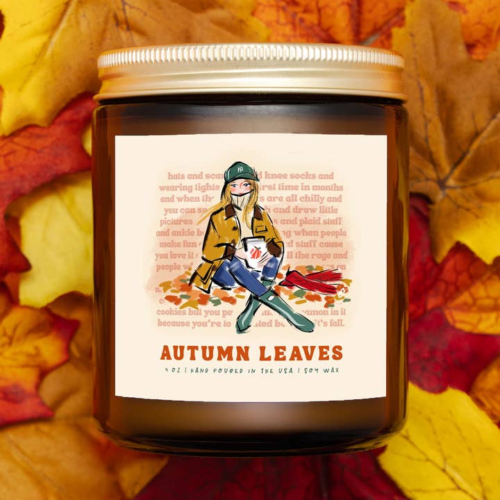 Taylor Swift Fall Things Amber Candle for wholesale by Jennifer Vallez