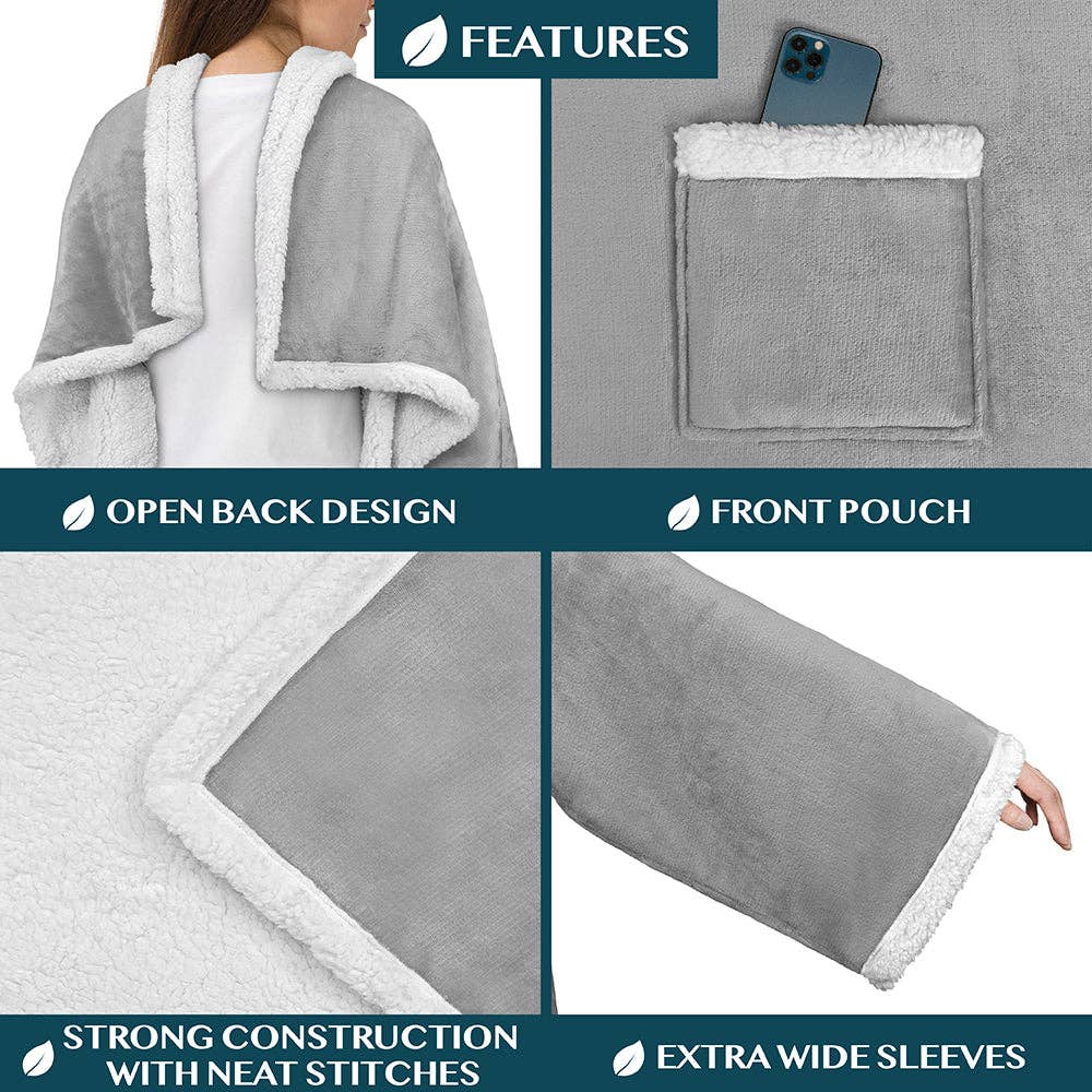 Pavilia - Vendita all'ingrosso Plaid - Coperta con maniche - Tasca applicata148