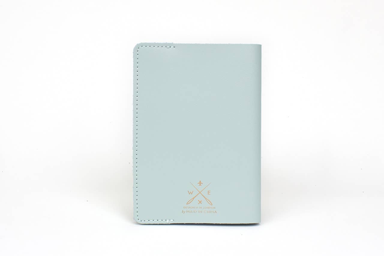 Chasing Threads – wholesale Passport case – women's – Stitch Where You've Been Passport Cover Kit - Mint Leather4