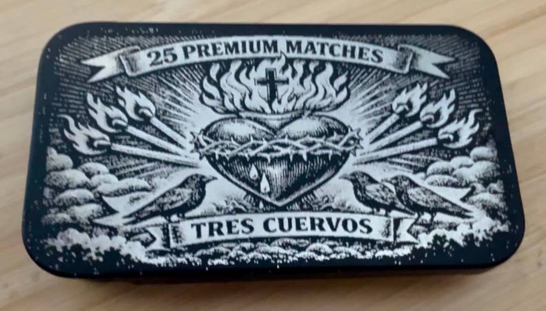 Tres Cuervos - Wholesale Matches - Fancy Matchbox w/25 Fancy Matches4