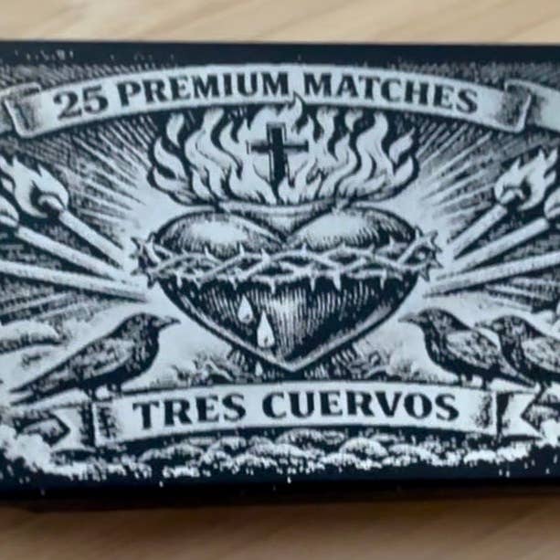 Tres Cuervos - Wholesale Matches - Fancy Matchbox w/25 Fancy Matches4
