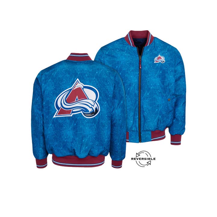 Colorado Avalanche Reversible Bomber for wholesale by FE