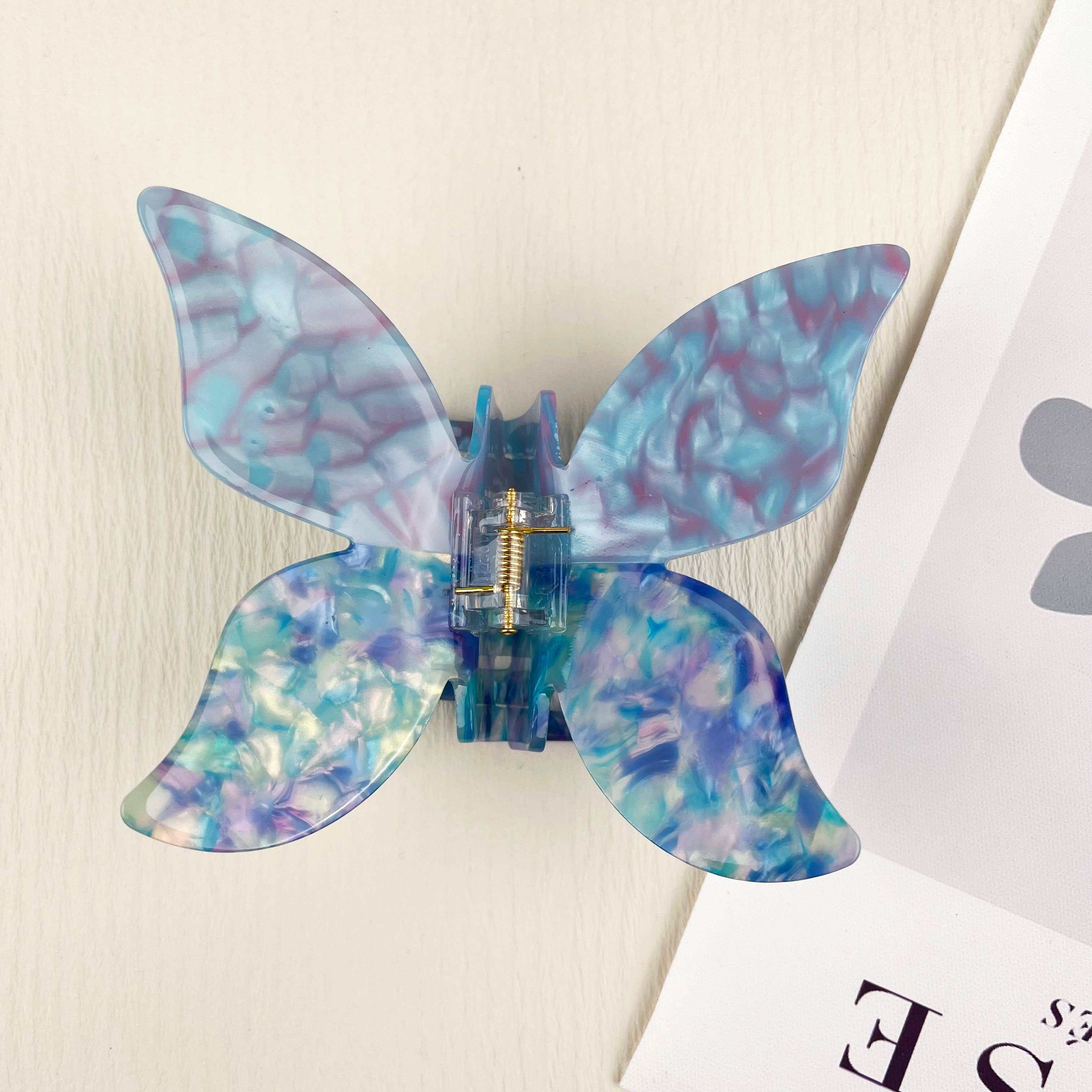 TheDivaSoap – wholesale Hair clip – Women’s – Acetate Butterfly Hair Claw Clip1