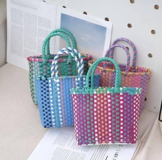 MKS America - Wholesale Tote Bag - Women's - PP colorful tote cabbage basket9