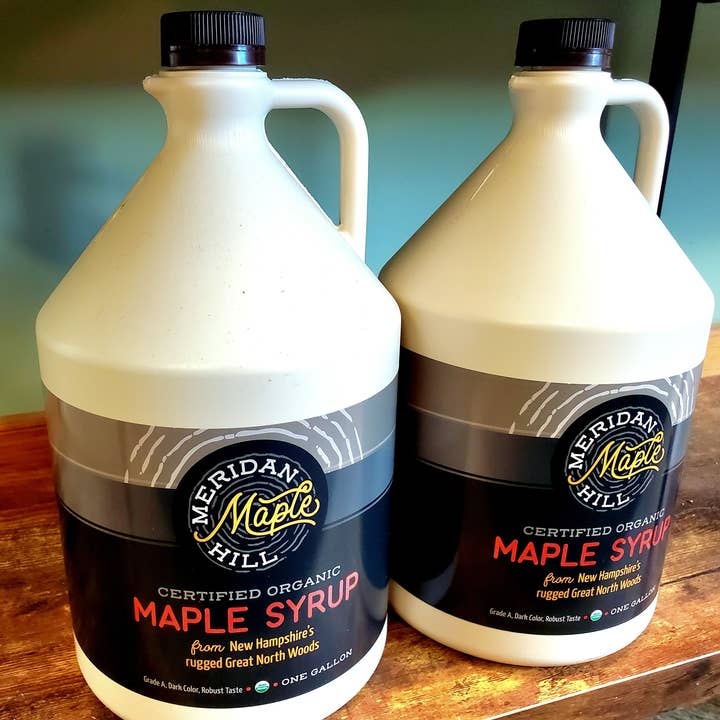 Meridan Hill Maple Farm - Wholesale Maple Syrup - Pure Organic NH Maple Syrup in Plastic Jug