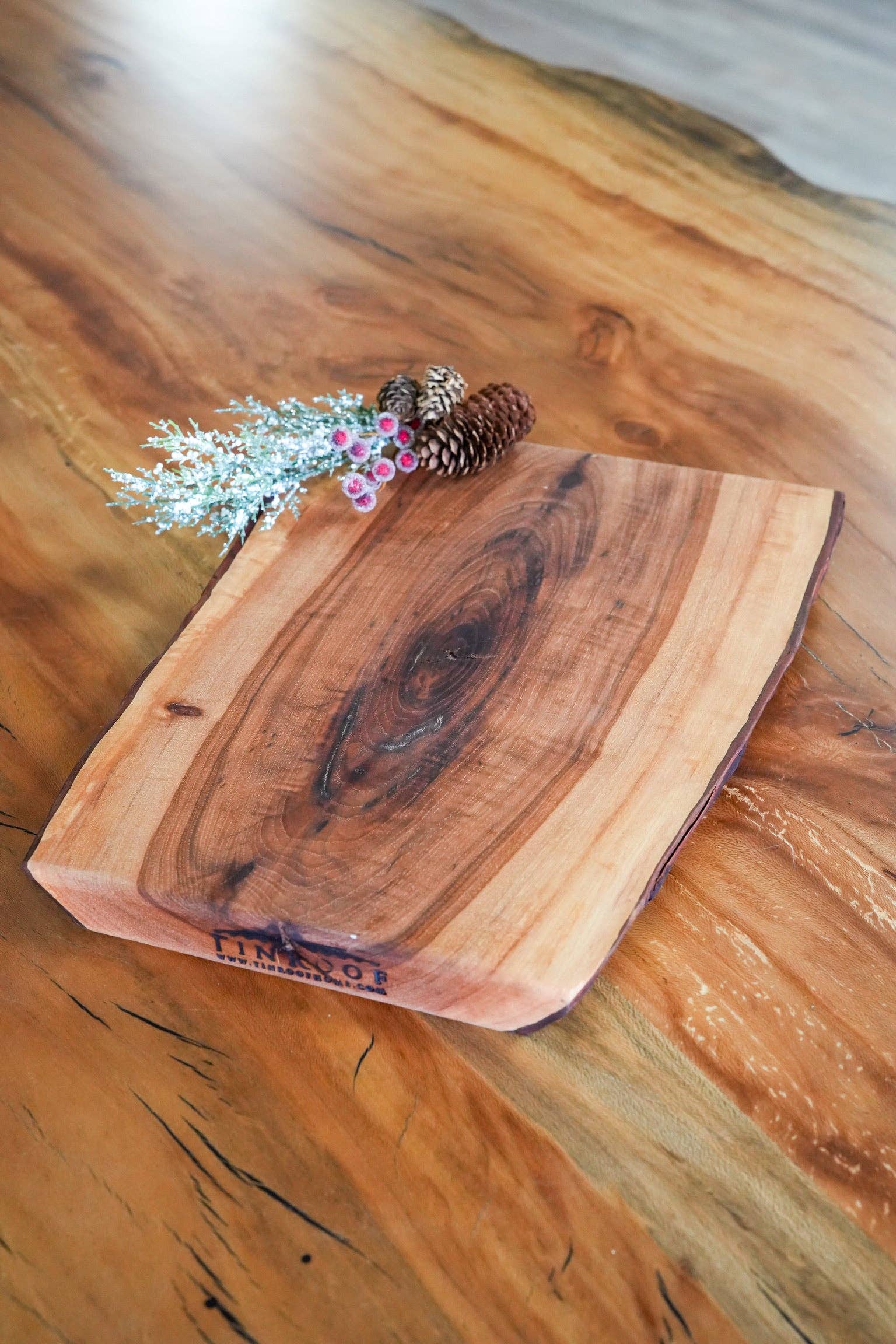 Tin Roof Kitchen & Home - Wholesale Cheese Board - Pecan Charcuterie Board20