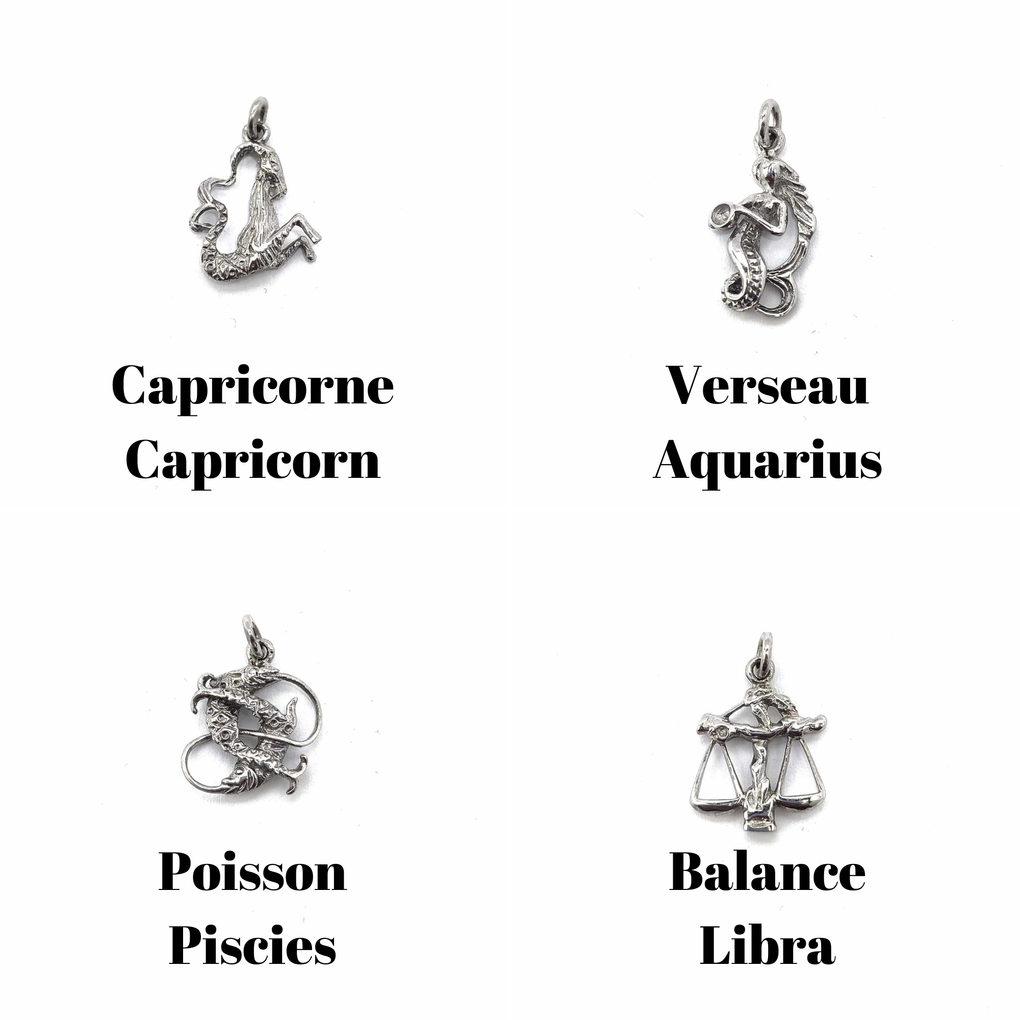 Iroquoise - Wholesale Individual Charm/Pendant - 925 Sterling Silver Astro Sign Pendant0