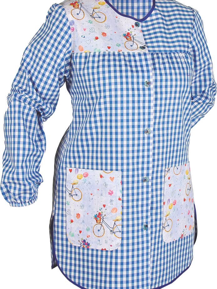 Bata profesora con bicicletas 1220 para venta al por mayor de Confecciones J. Garcia