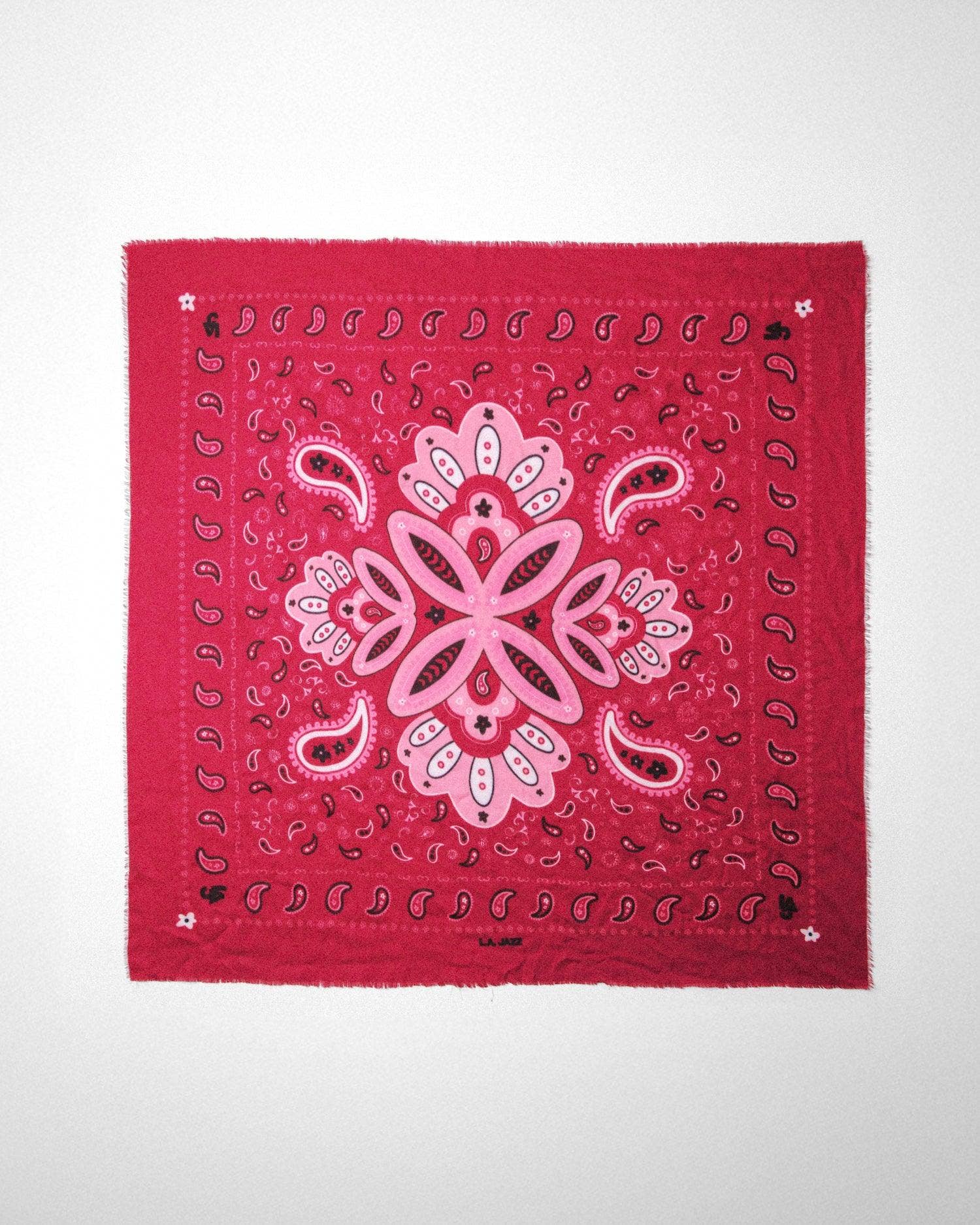 Indira Red Cashmere Scarf for wholesale on Faire14