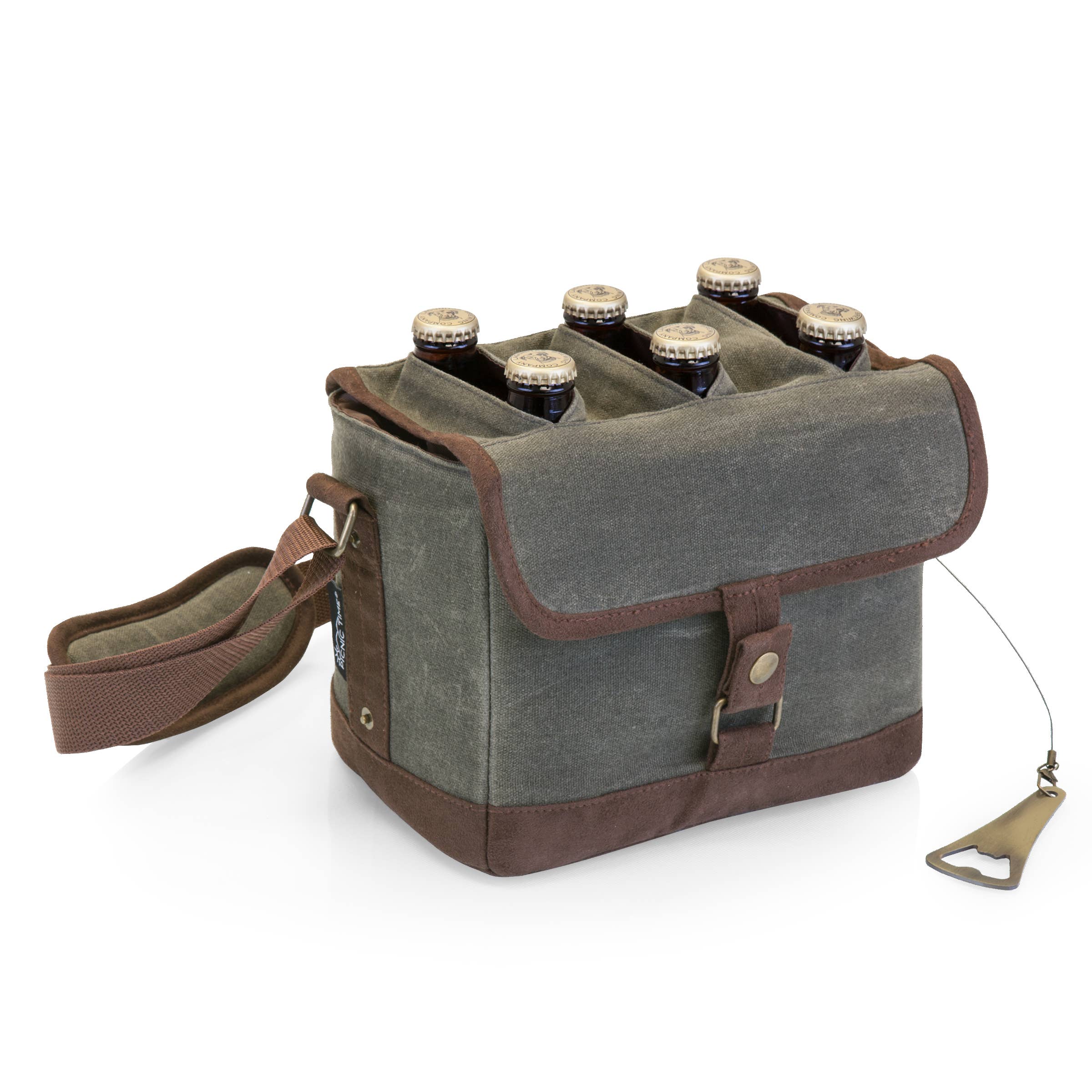 Picnic Time Family of Brands - Wholesale Beer/Wine Caddy - Craft Beer Caddy  Cooler Tote with Opener16