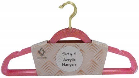 Concepts In Time - Vendita all'ingrosso Appendiabiti - Confezione da 10 appendiabiti in acrilico per adulti Concepts Premium per armadio2