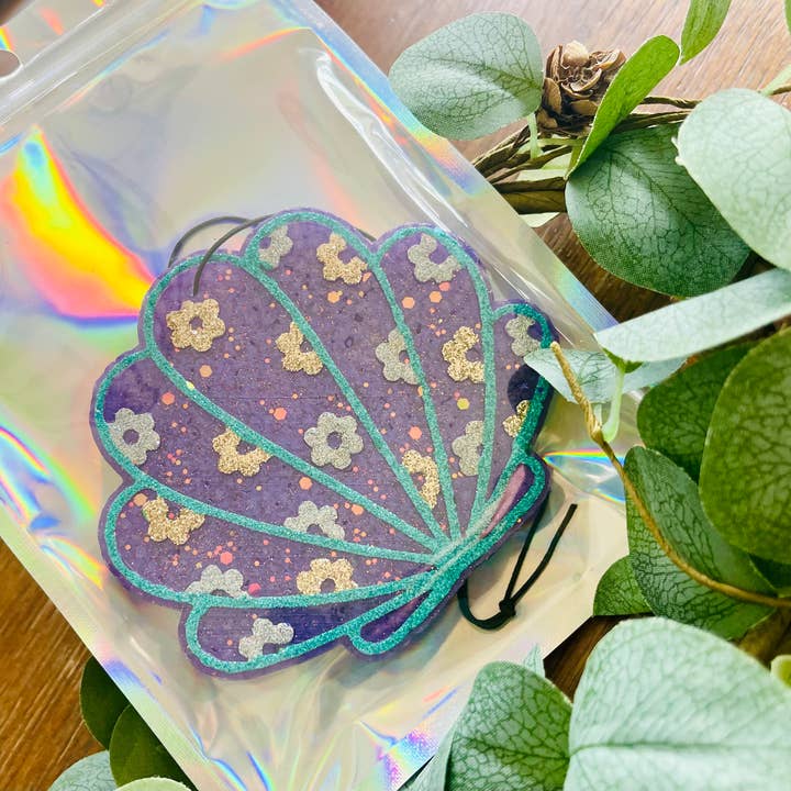 Stay Fresh’ies Air Fresheners - Wholesale Car Freshener - Women's - Floral Seashell Car Freshie
