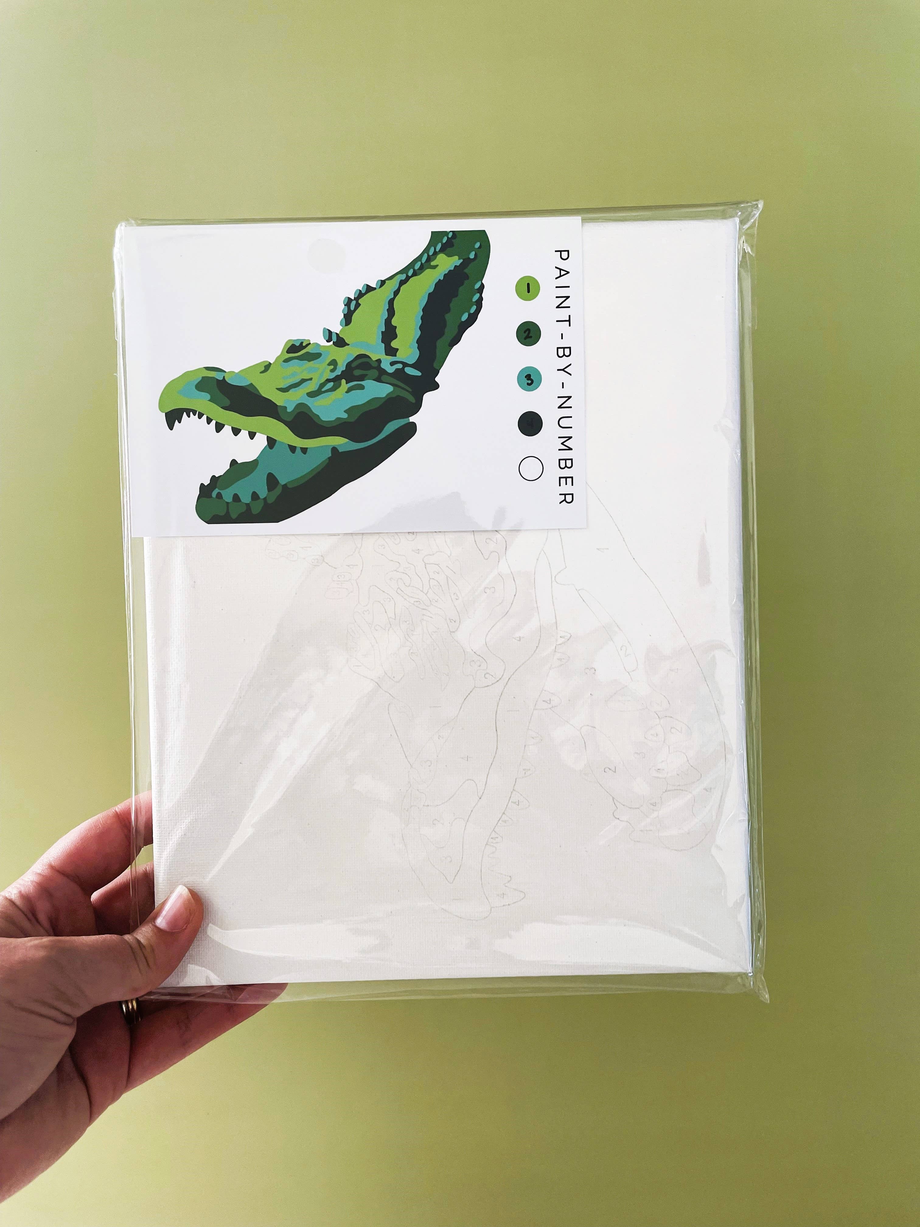 Fundenberger Studio - Wholesale DIY Craft Kit - Crocodile Paint-By-Number1