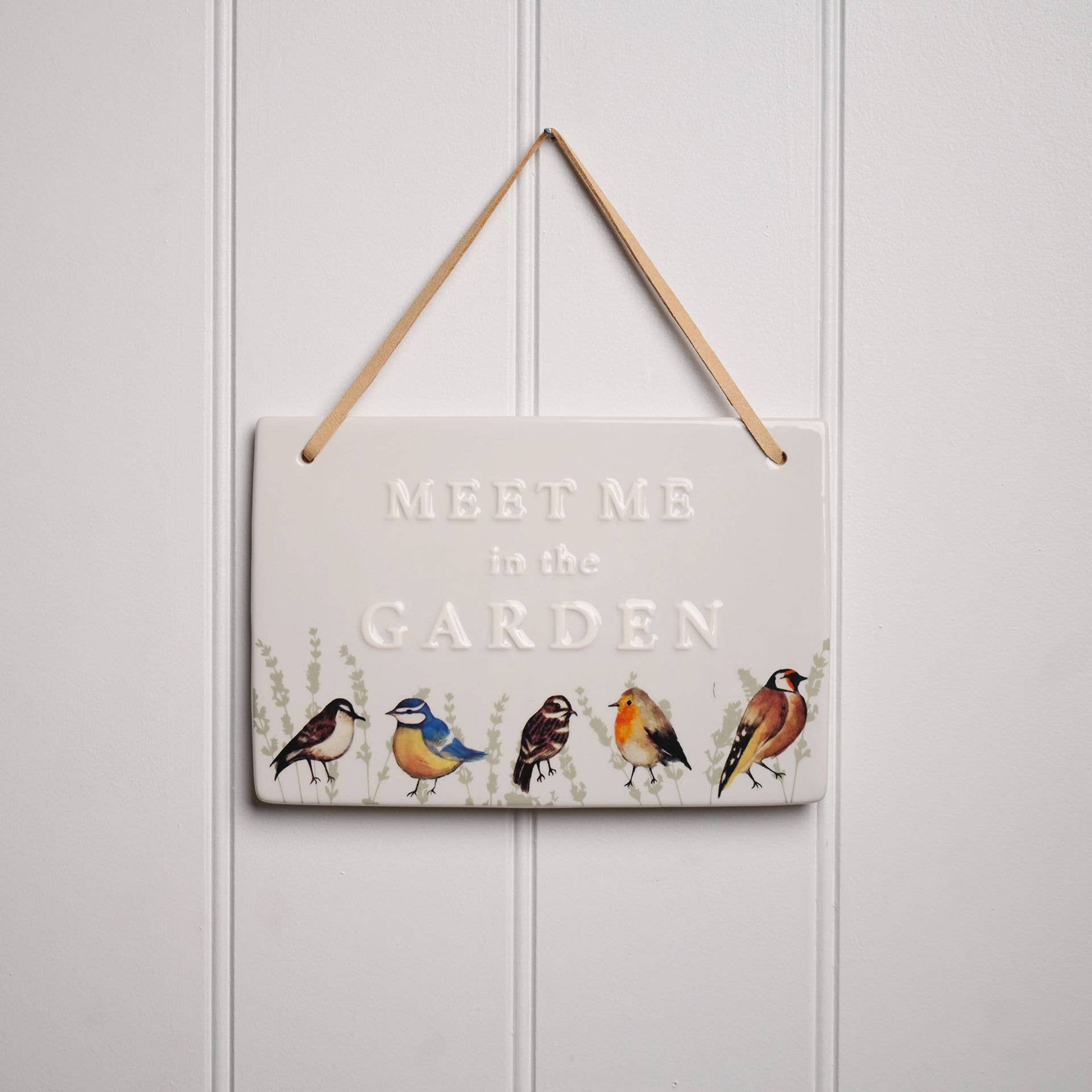 WIDDOP and Co. – wholesale Väggspegel – **MULTI 2** Country Living Garden Birds Plack1