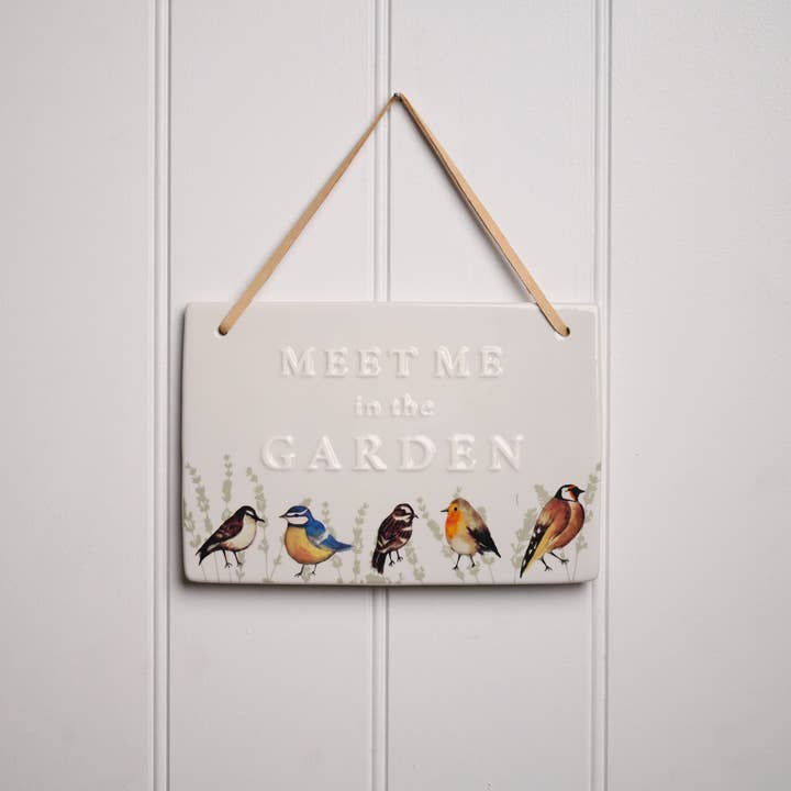 WIDDOP and Co. – wholesale Väggspegel – **MULTI 2** Country Living Garden Birds Plack1