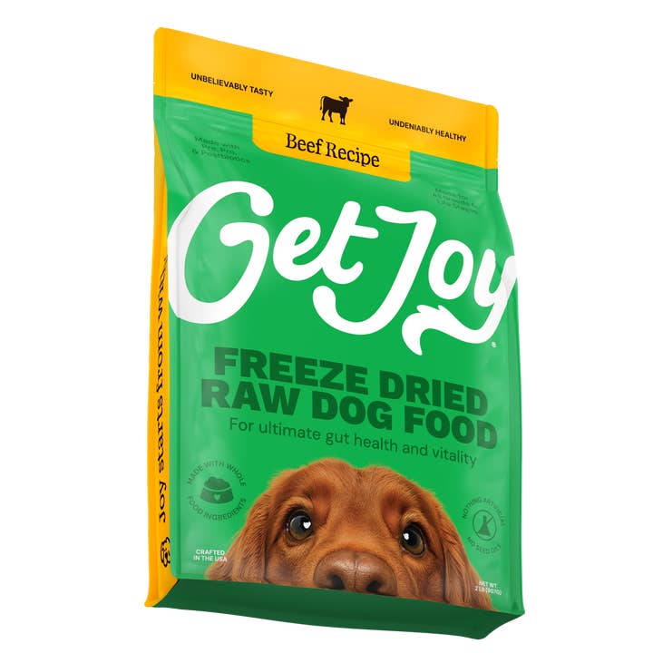 Get Joy Food - Wholesale Pet Food - Dog - Fresh Freeze Dried Raw - Beef Formula 32oz2
