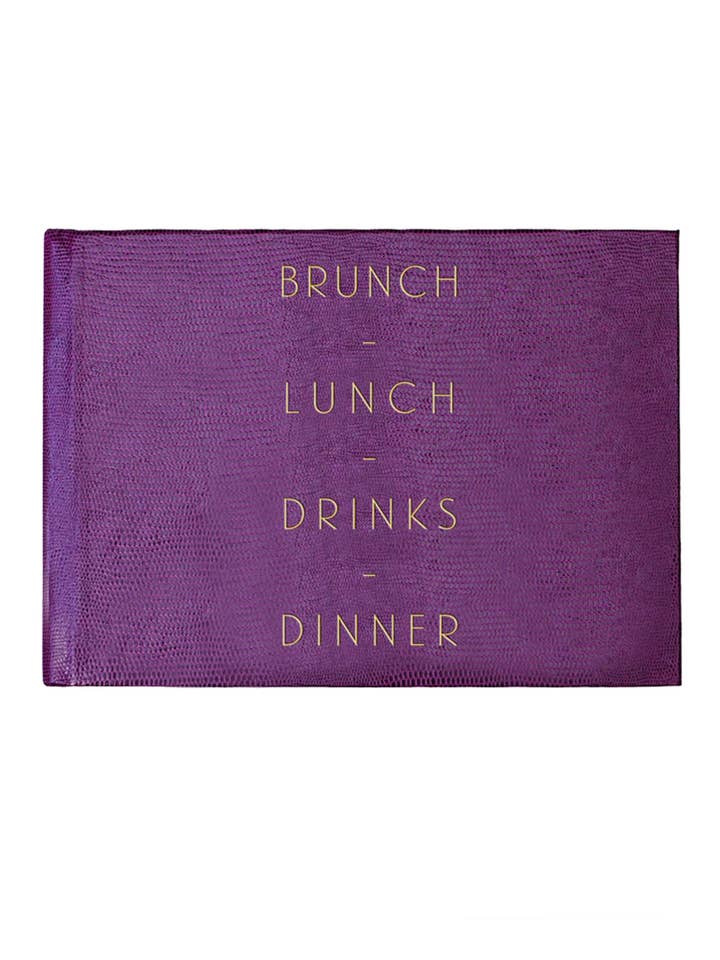 GUEST BOOK - BRUNCHES, LUNCHES, DRINKS, DINNER for wholesale by SLOANE STATIONERY