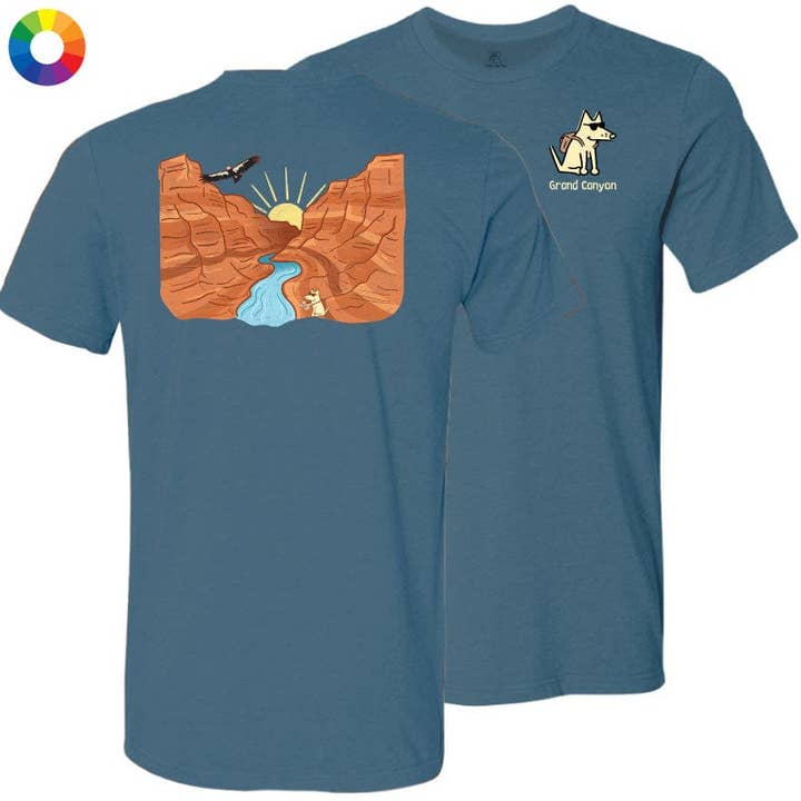 Grand Canyon - Letvægts T-shirt for engroshandel hos Teddy the Dog