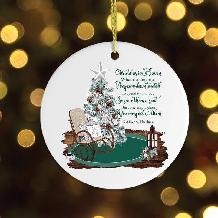 OrnamentallyYou - Wholesale Ornament - Christmas in Heaven Quote Ornament3