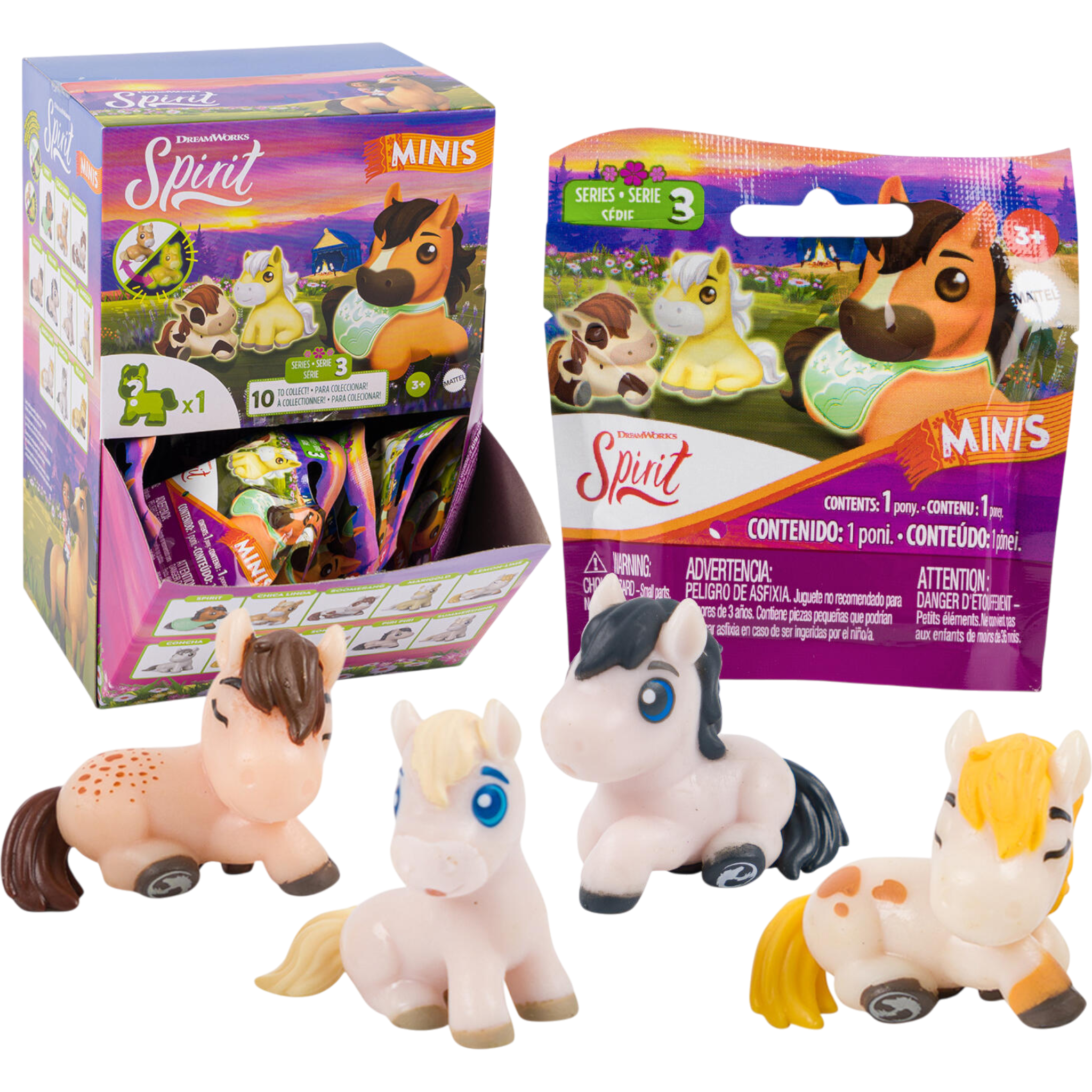 Cow Crack Wholesale - Vente Figurine – enfant - Spirit Mini Chevaux Assortis0
