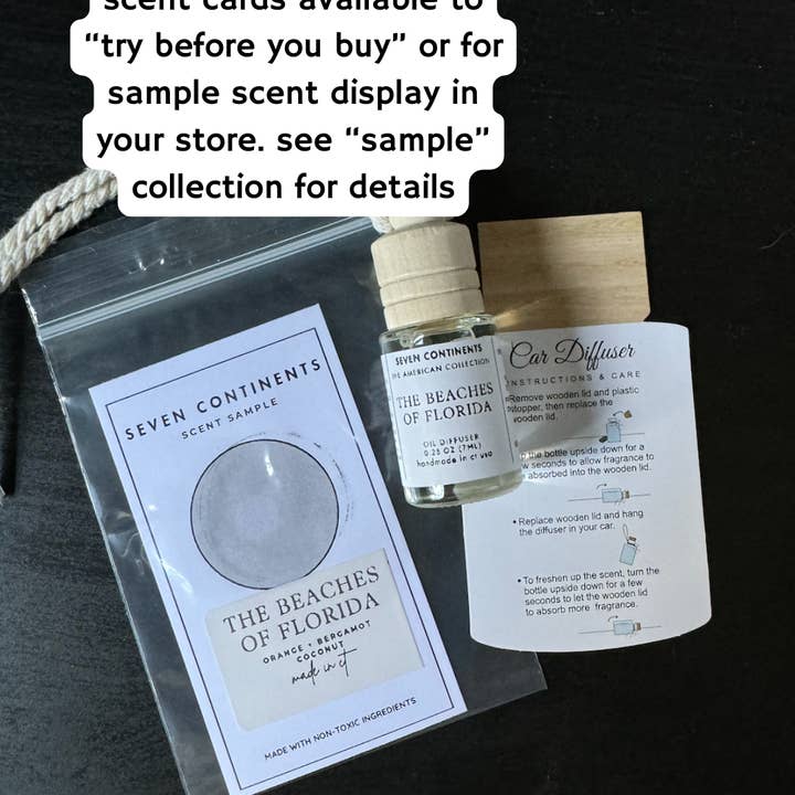Seven Continents - Wholesale Car Freshener - Unisex - berkshires cedar fall hanging car diffuser, air freshener