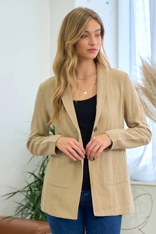 Doe and Rae - Wholesale Blazer - Dames - Blazer van katoengaas - 10185J0