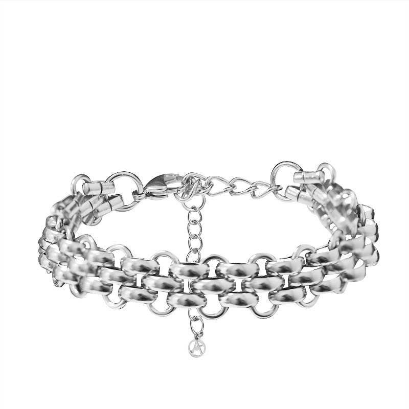AMORINO SRL - Wholesale Link & Chain Bracelet - THICK CHAIN BRACELET - JN2568C281