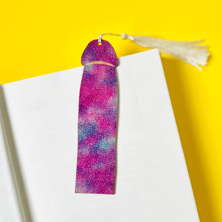 Cockmark - Wholesale Bookmark - Glitter Cockmark4