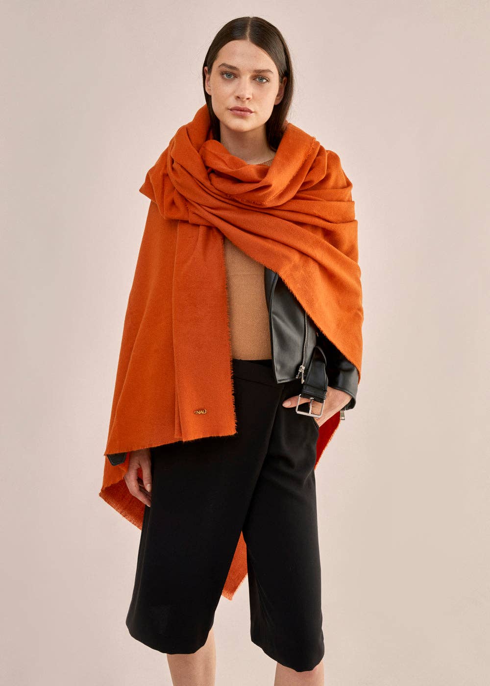 NALI' - Wholesale Scarf - Women's - ADINA SCARF ORANGE - N64