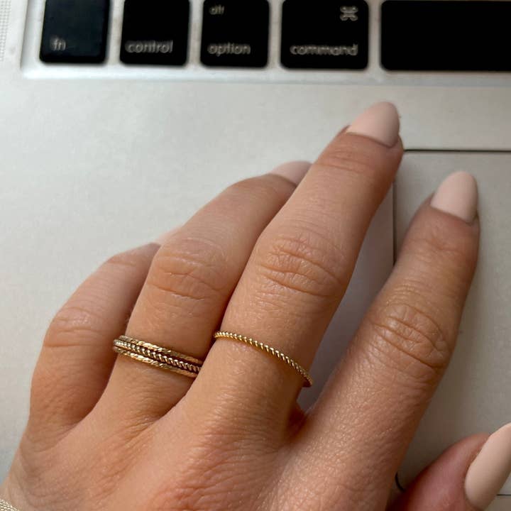 Gold filled Primrose ring for wholesale on Faire3