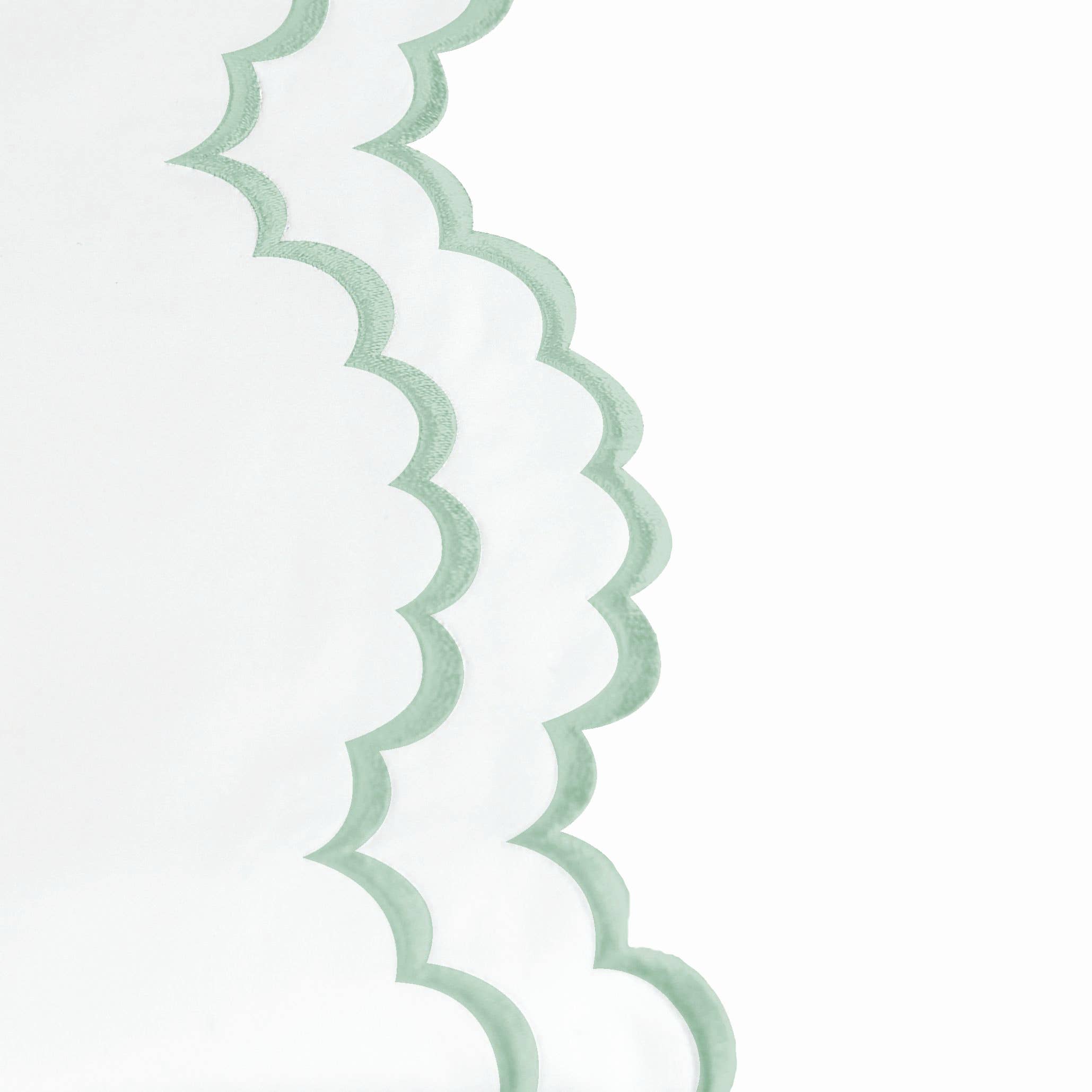 Mélange Home - Vente Housses de couette - Ensemble de housse de couette en percale de coton brodé à double festons22