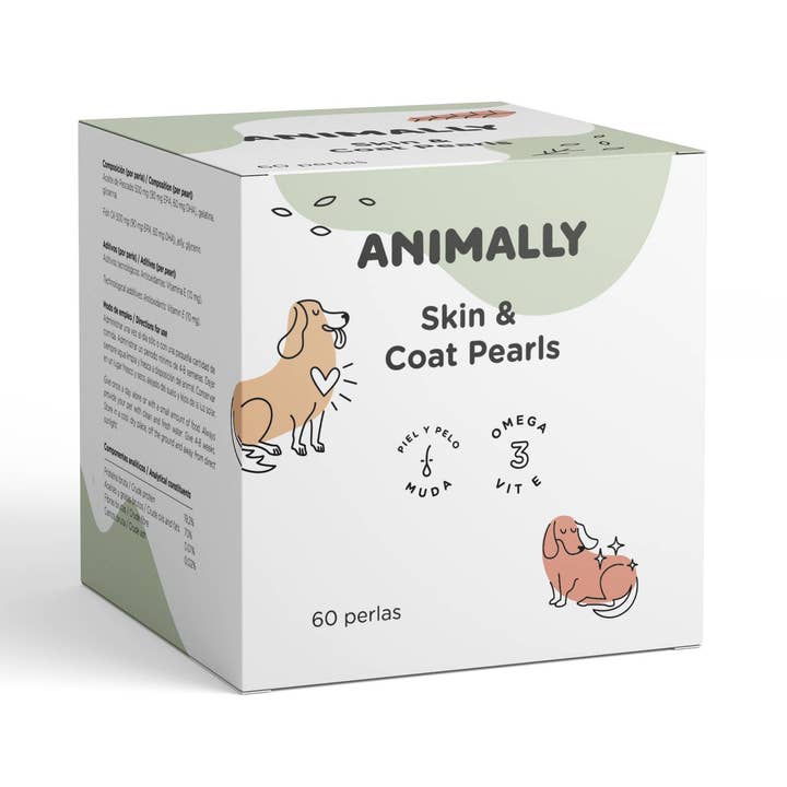 Skin & Coat Pearls 60 PCS for wholesale by ANIMALLY - Taking care of your pet's health -