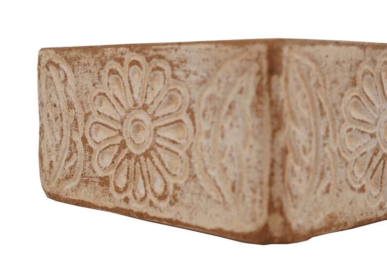 My Amigos Imports - Wholesale Candle Holder - Bohemian™ Flower Candle-Clay Vessel-4 Color Choices7