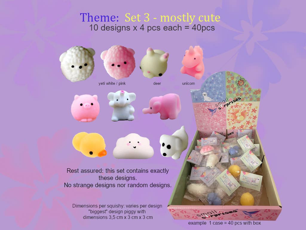 Small Surprises - Wholesale Squishy Toy - Kids & Baby - Squishy mochi fidget toy cute silicon animal anti-stress2
