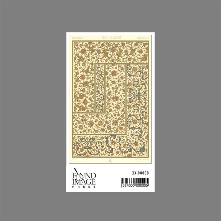 Found Image Press - Wholesale Sticker - Sticker DA-204 Indo-Persian Motifs1