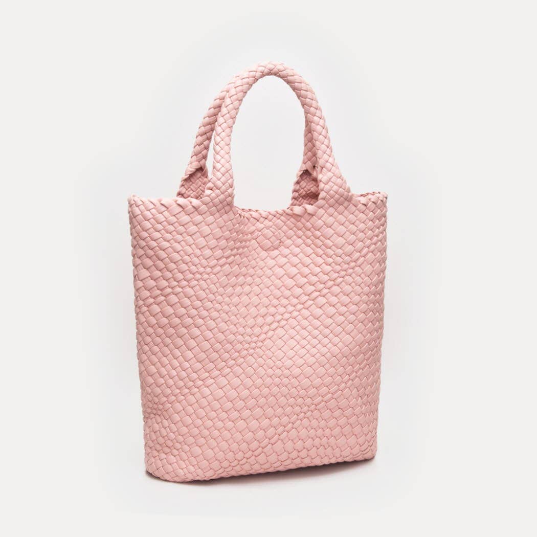 Fashion City – wholesale Tote bag – Women's – Woven Braided Tote Bag With Wristlet Pouch13