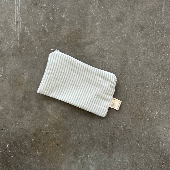 The Market Bags - Wholesale Food storage wrap/bag - Water Resistant Snack Bag - Sage Stripes