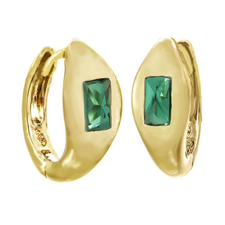 Gouden knuffel met smaragdgroen stokbrood voor wholesale door Rachel Reinhardt