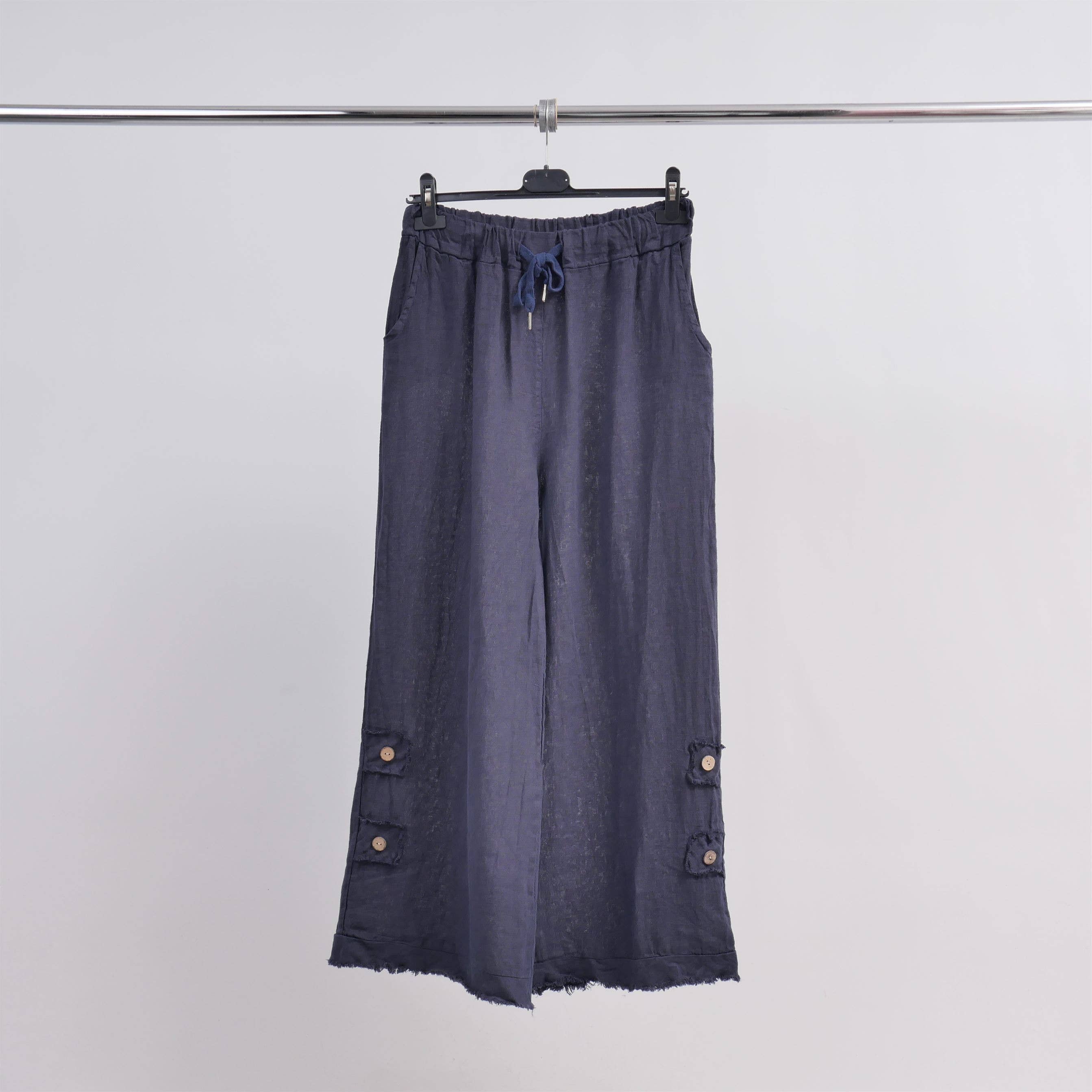 Cecile Wang - Wholesale Pants - Women's - 4406 linen pants4