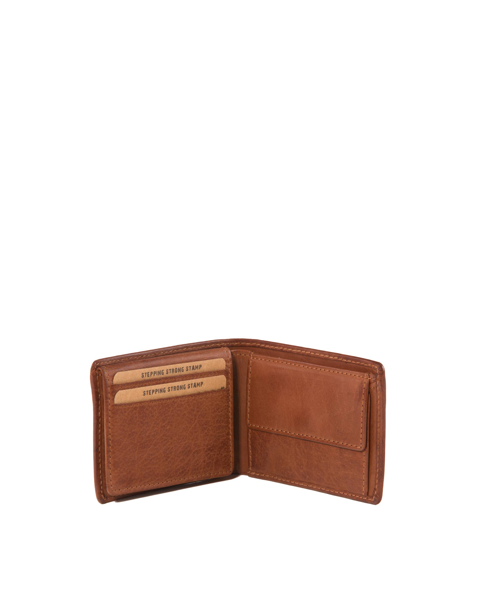 Stamp – wholesale Plånbok – Herr – Stamp herrplånbok i läderfärgat tvättat läder0