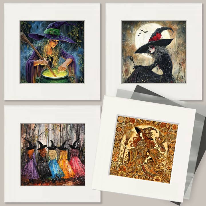 Mowbi - Wholesale Art Print - Sasquatch Discussion - Unicorn & Pegasus Wall Art Prints – 8″x10″ Artwork for 11″x14″ Frame