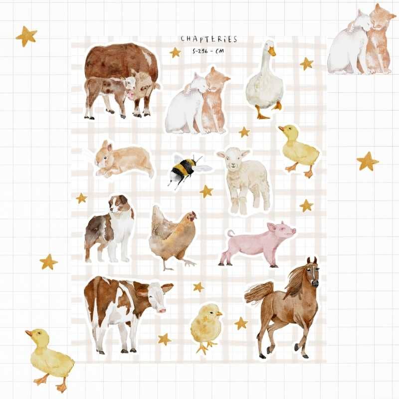 Chapteries - Wholesale Sticker - Stickers sheet - Animals0