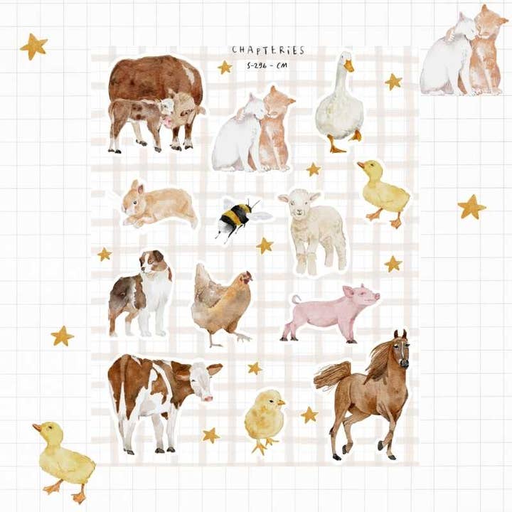 Chapteries - Wholesale Sticker - Stickers sheet - Animals