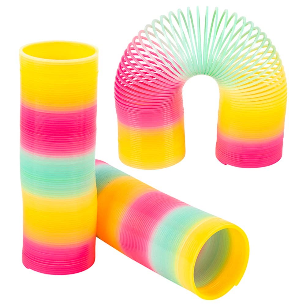 La Luna Bella - Toys - Wholesale Classic Toy - Kids - 6" SUPER LONG RAINBOW COIL SPRING LLB kids toys5