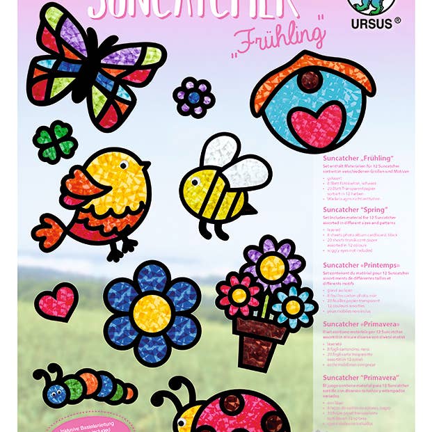 Suncatcher “spring” for wholesale by URSUS® / Buntpapierfabrik Ludwig Bähr GmbH & Co. KG