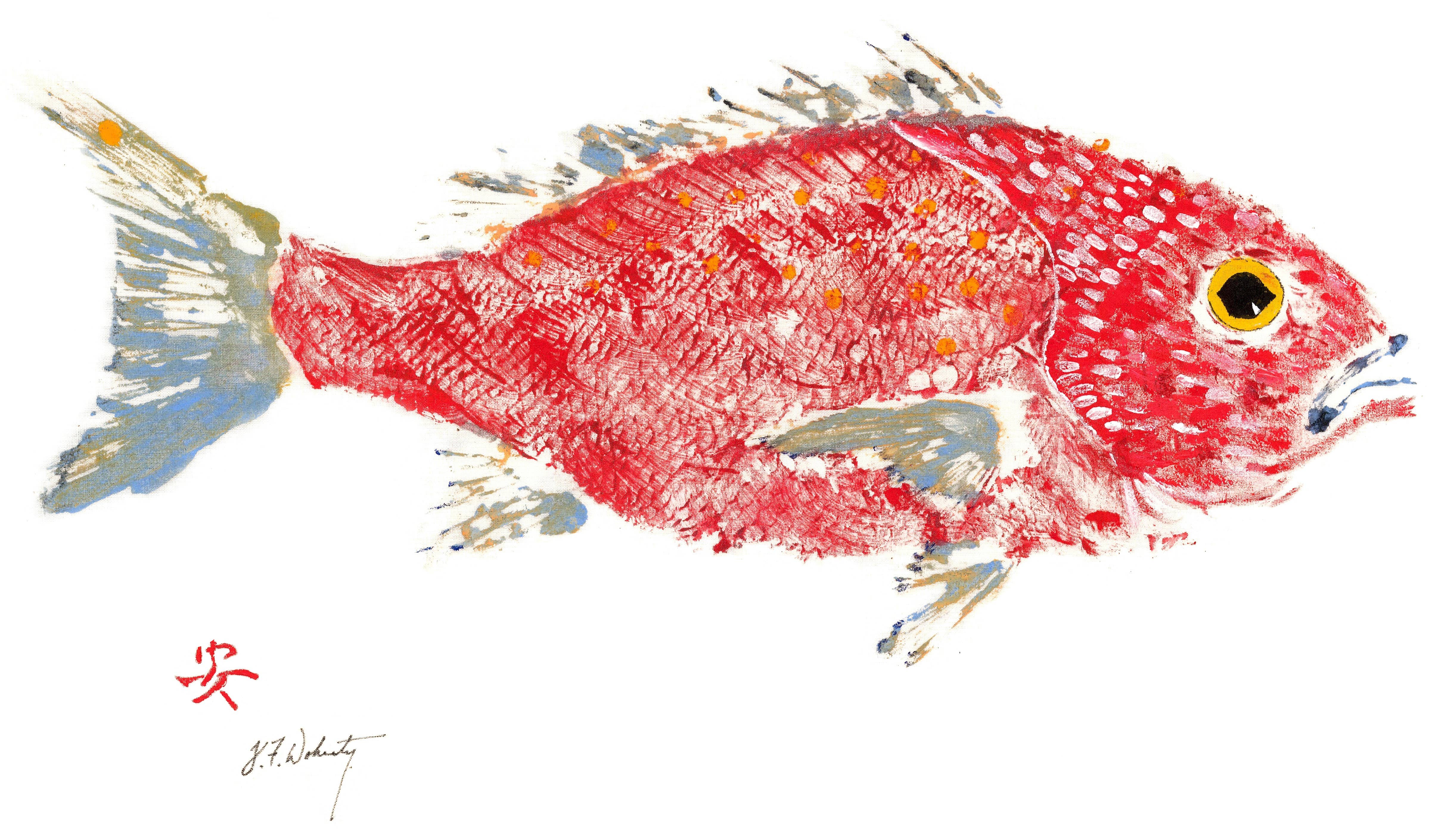 Fish Aye Trading - Wholesale Art Print - Red Snapper Driftwood Framed 12x18 Print | Ocean-Inspired1